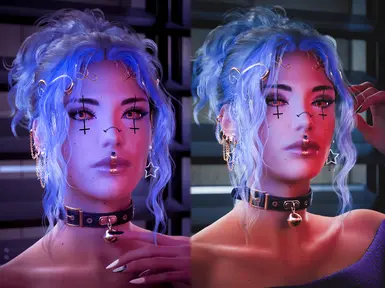 《赛博朋克2077》夜故事头发MOD