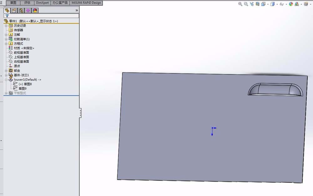 Solidworks怎么绘制百叶窗模型