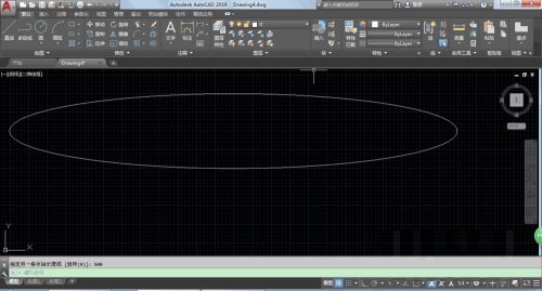 AutoCAD2019怎么绘制椭圆形
