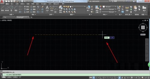 AutoCAD2019怎么绘制椭圆形