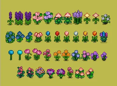 《星露谷物语》MOD|户外花卉家具外观|下载