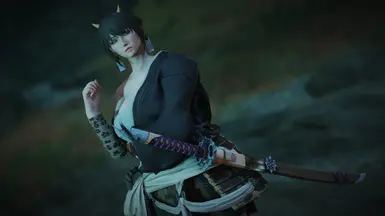 《上古卷轴5：天际重制版》莲花武士刀MOD