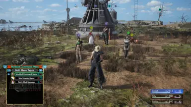 《最终幻想7：重生》修改后的命令菜单MOD