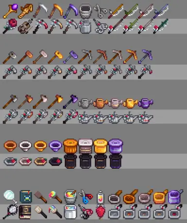 《星露谷物语》MOD|维多利亚哥特式工具|下载