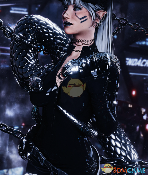 《赛博朋克2077》MOD|机车紧身连衣裤|下载