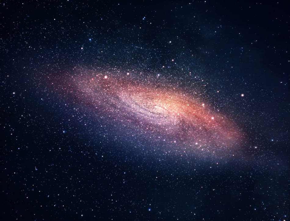 PS3D怎么制作粒子冲击星空主题海报教学
