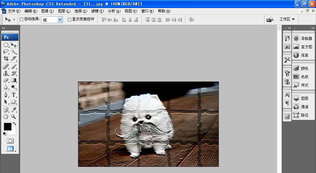PS怎么使用马赛克滤镜制作艺术照