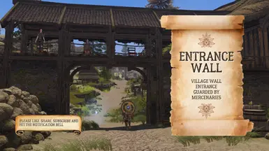 《上古卷轴5：天际重制版》MOD|村庄入口墙壁大修|下载