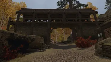 《上古卷轴5：天际重制版》MOD|村庄入口墙壁大修|下载