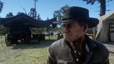 《荒野大镖客2》MOD|黑色经典帽子|下载