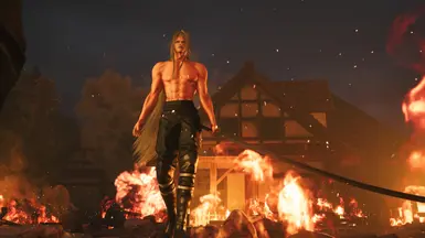 《最终幻想7：重生》MOD|光膀子萨菲罗斯外观|下载