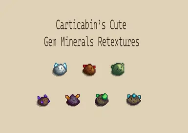 《星露谷物语》MOD|可爱宝石矿物重质感|下载