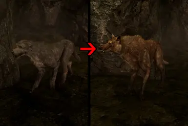 《上古卷轴5：天际重制版》MOD|用狼代替强盗狗|下载