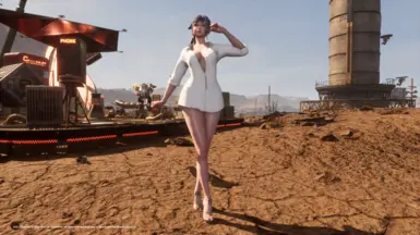 《剑星》穿着正装衬衫的伊芙MOD