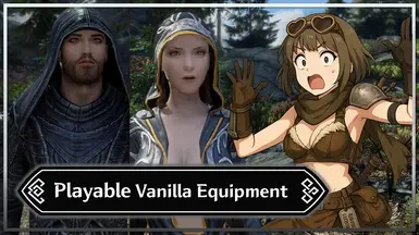 《上古卷轴5：天际重制版》可玩的原版装备MOD