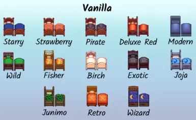 《星露谷物语》MOD|儿童床纹理|下载