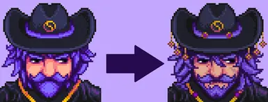 《星露谷物语》季节性服装的更好巫师MOD