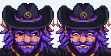 《星露谷物语》季节性服装的更好巫师MOD