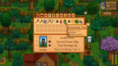 《星露谷物语》玉米饼健康与能源MOD