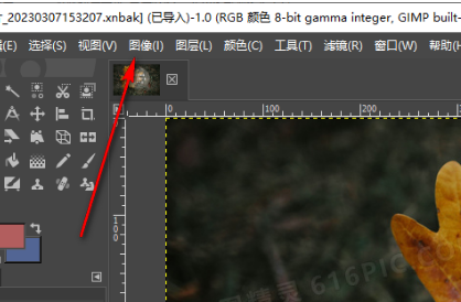 gimp如何压缩图片