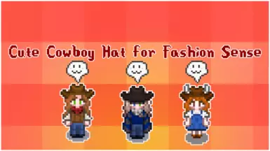 《星露谷物语》MOD|可爱的牛仔帽|下载