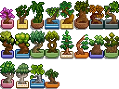 《星露谷物语》巧克力拿铁的盆景家具MOD