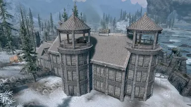 《上古卷轴5：天际重制版》简单的炉火墙重塑MOD