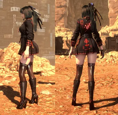 《剑星》MOD|黑色长裙搭配高跟鞋和短裙|下载