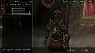 《上古卷轴5：天际重制版》适当的男性权重MOD