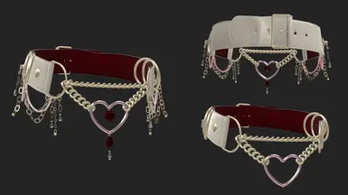 《博德之门3》心形链项链MOD