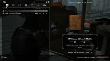 《上古卷轴5：天际重制版》工艺书籍MOD