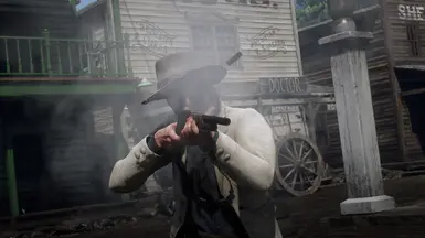 《荒野大镖客2》MOD|武器烟雾粒子修复|