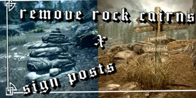 《上古卷轴5：天际重制版》MOD|拆除岩石冢和路标|