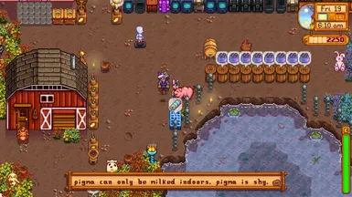 《星露谷物语》MOD|猪也可以挤奶|