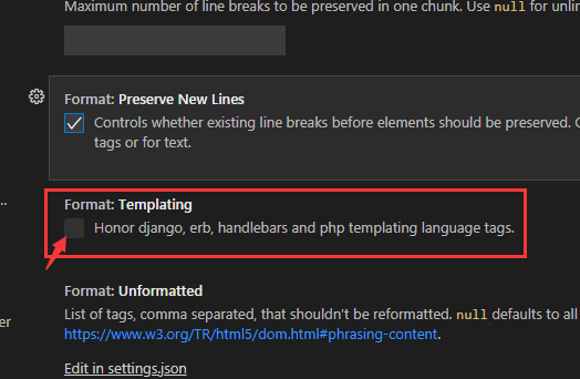Vscode怎么设置格式模板