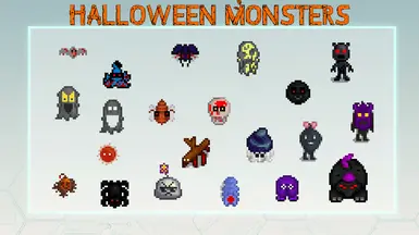 《星露谷物语》MOD|万圣节怪物|