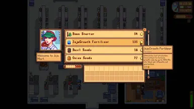 《星露谷物语》MOD|生长肥料|