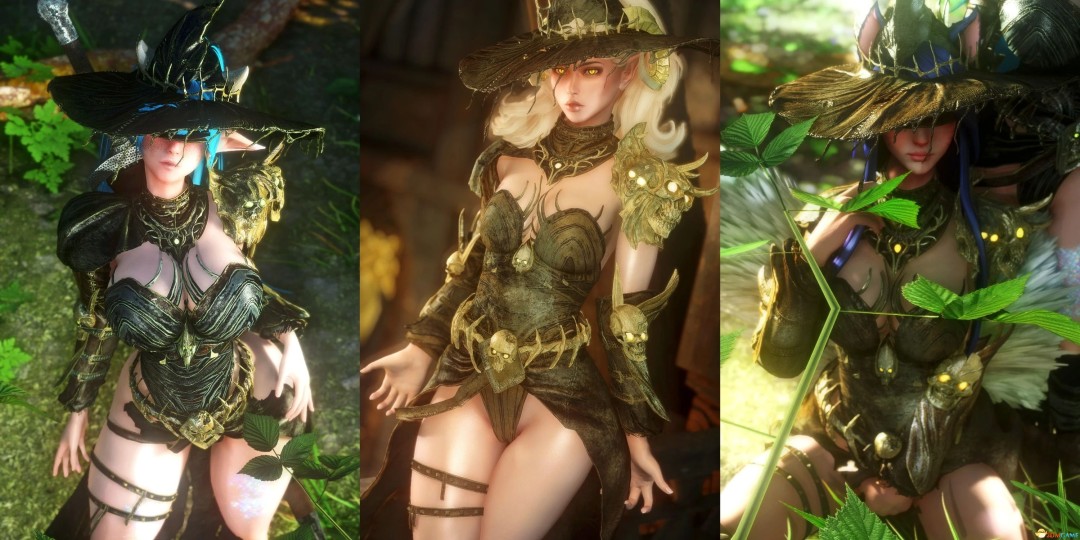 《上古卷轴5：天际重制版》MOD|德雷蒙亡灵女巫服装|