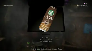 《生化危机4:重制版》MOD|星巴克急救喷雾|