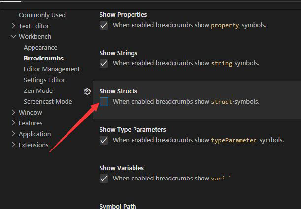 Vscode怎么设置不显示结构