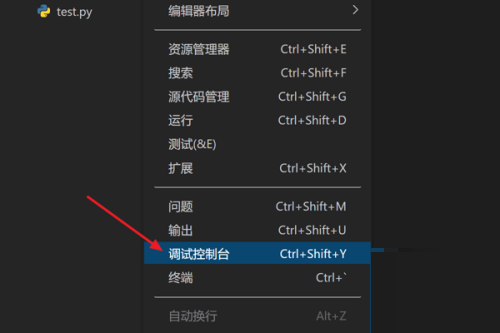 Vscode怎么打开调试控制台