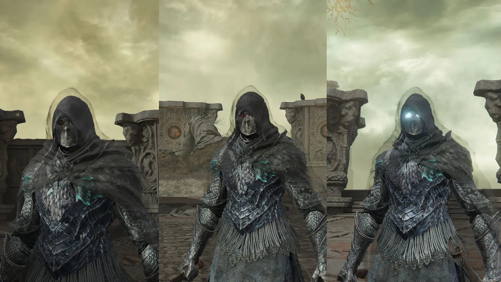 《艾尔登法环》黑刀兜帽面具MOD