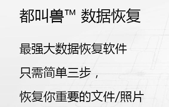 都叫兽数据恢复v2019.7.46.274