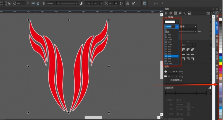 coreldraw怎么给矢量图换颜色