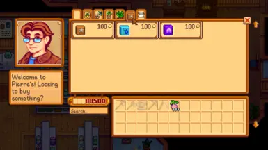 《星露谷物语》紧凑可搜索商店菜单MOD