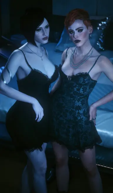 《赛博朋克2077》美丽吊带裙外观MOD