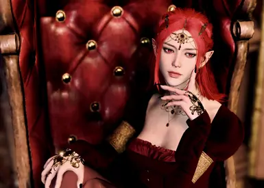 《博德之门3》MOD|午夜天鹅绒裙|