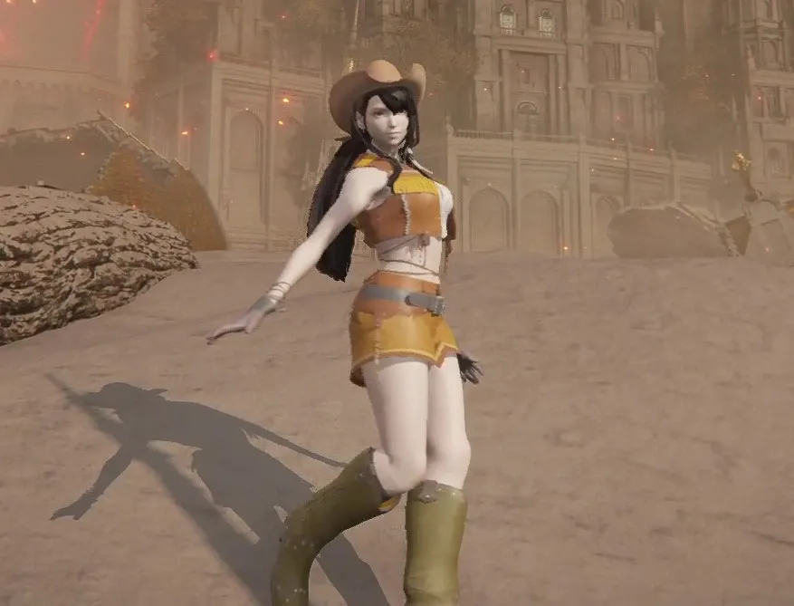 《艾尔登法环》蒂法牛仔服装MOD