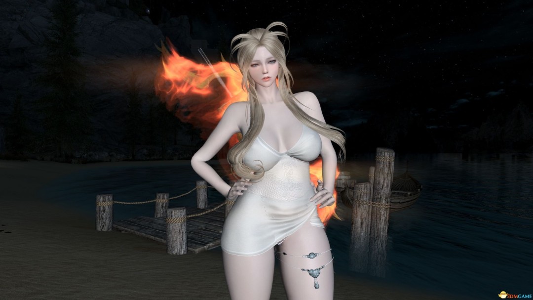 《上古卷轴5：天际重制版》美少女随从贝儿MOD