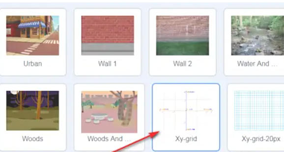 scratch怎么给舞台添加坐标